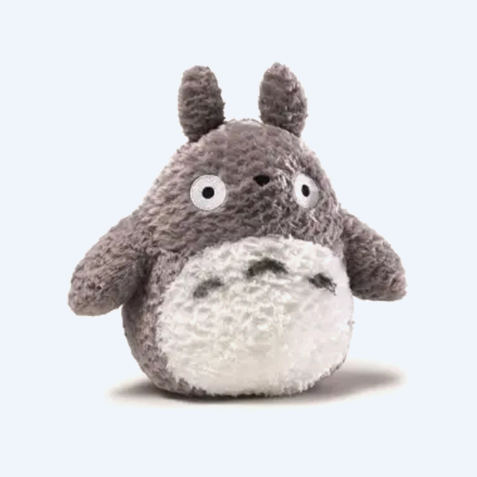 Fluffy Totoro - Grey - 8"  Studio Ghibli Plush