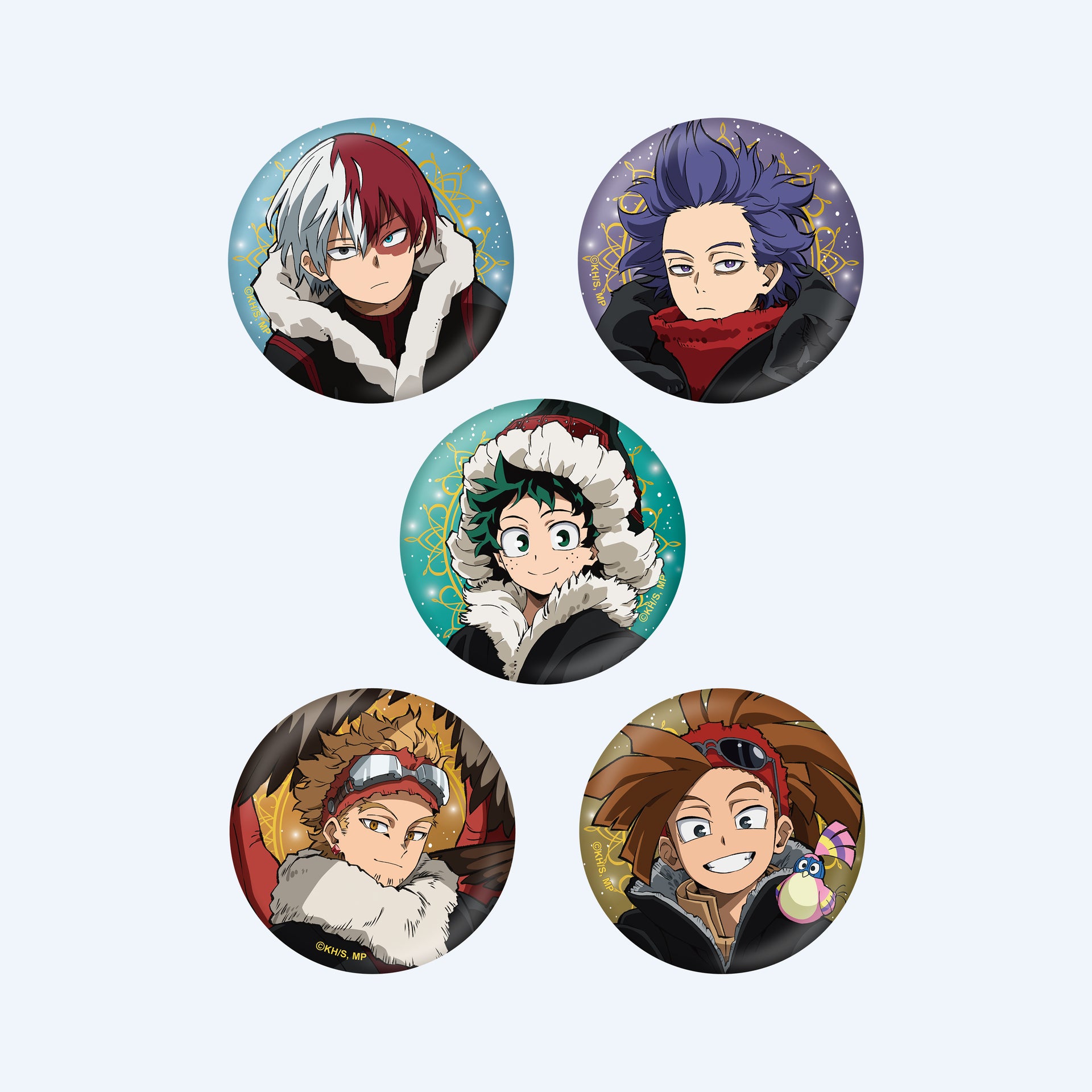 My Hero Academia 5 Piece Pin Set 1