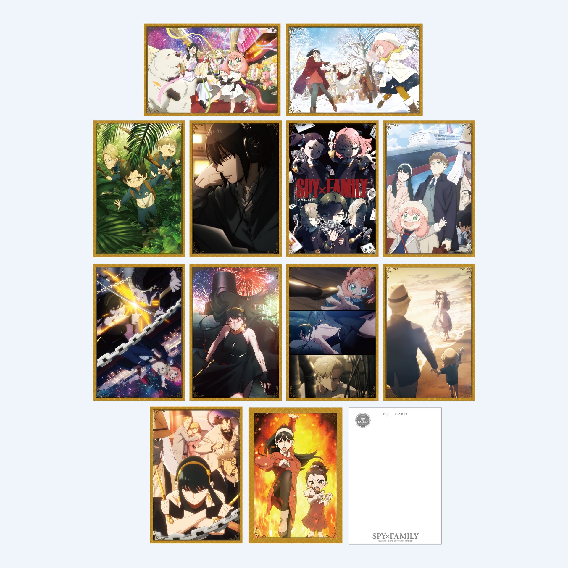 SPY x FAMILY 12 Piece Postcard Set