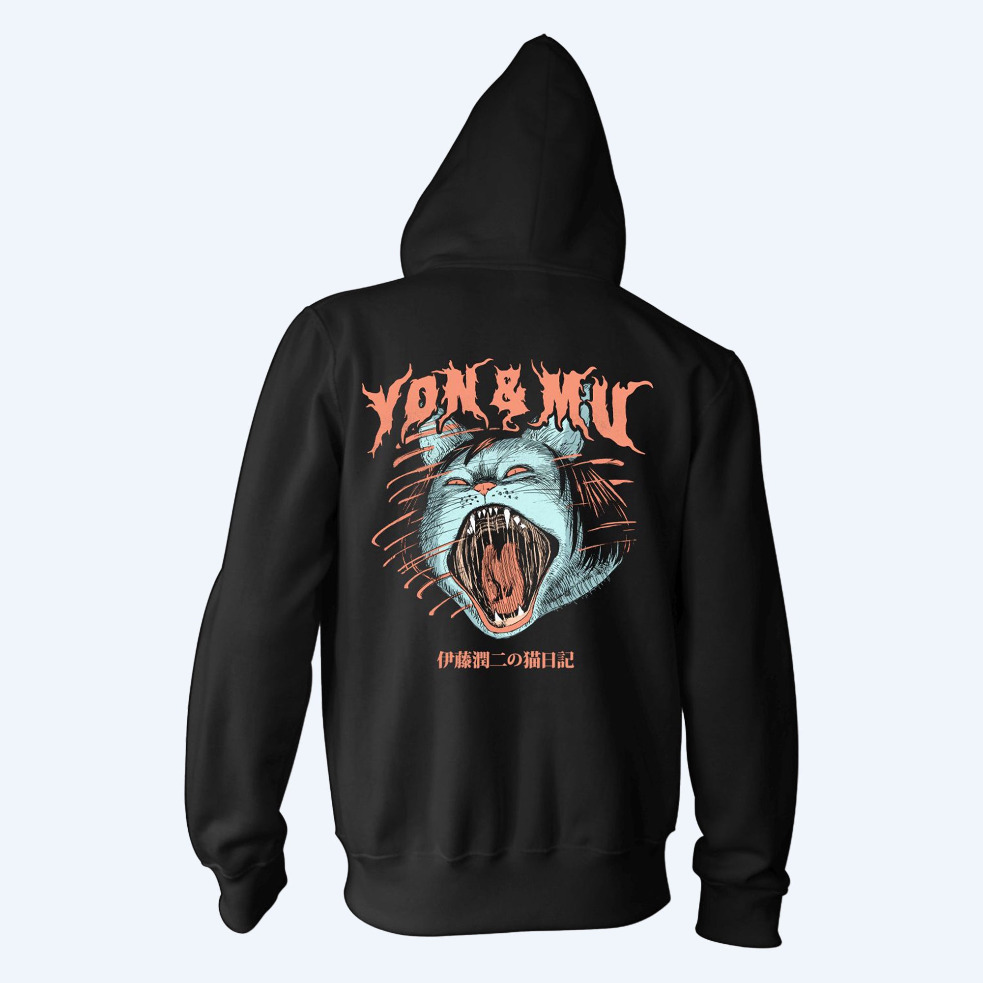 Junji Ito Zip Hoodie Yon Mu iiZO