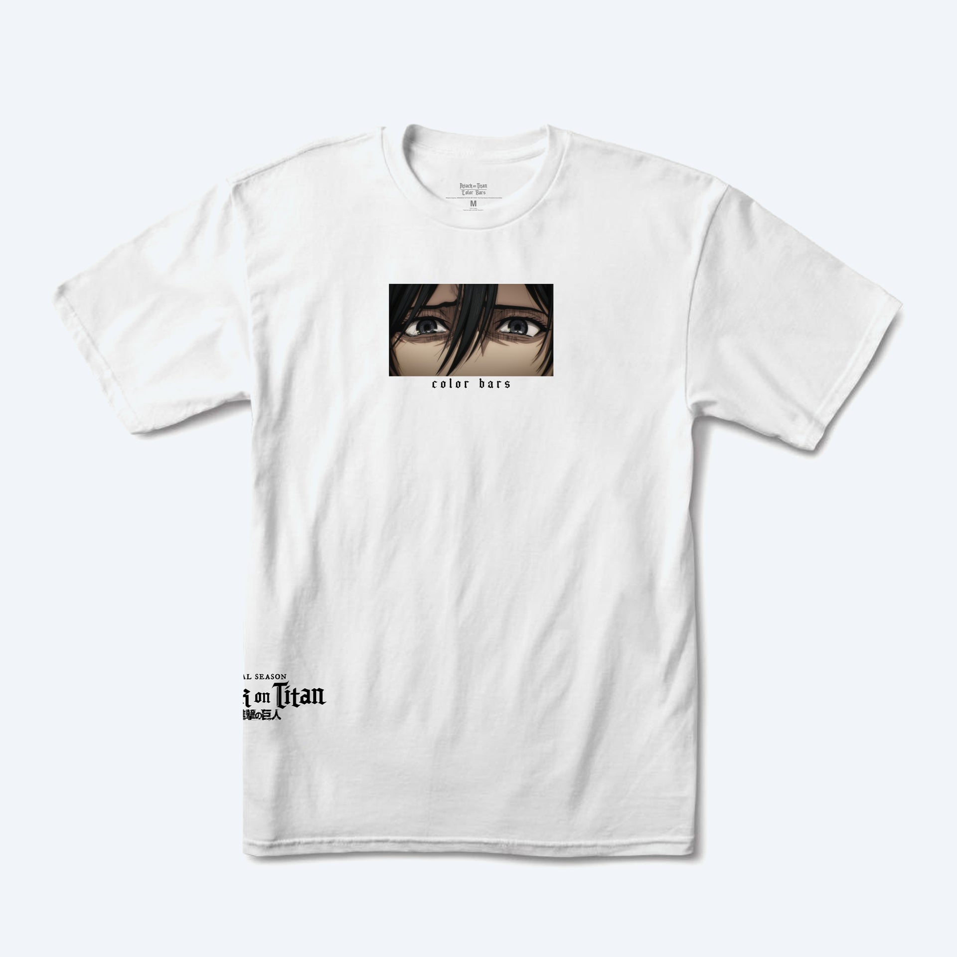 Attack on Titan x Color Bars Witness T-Shirt (White)