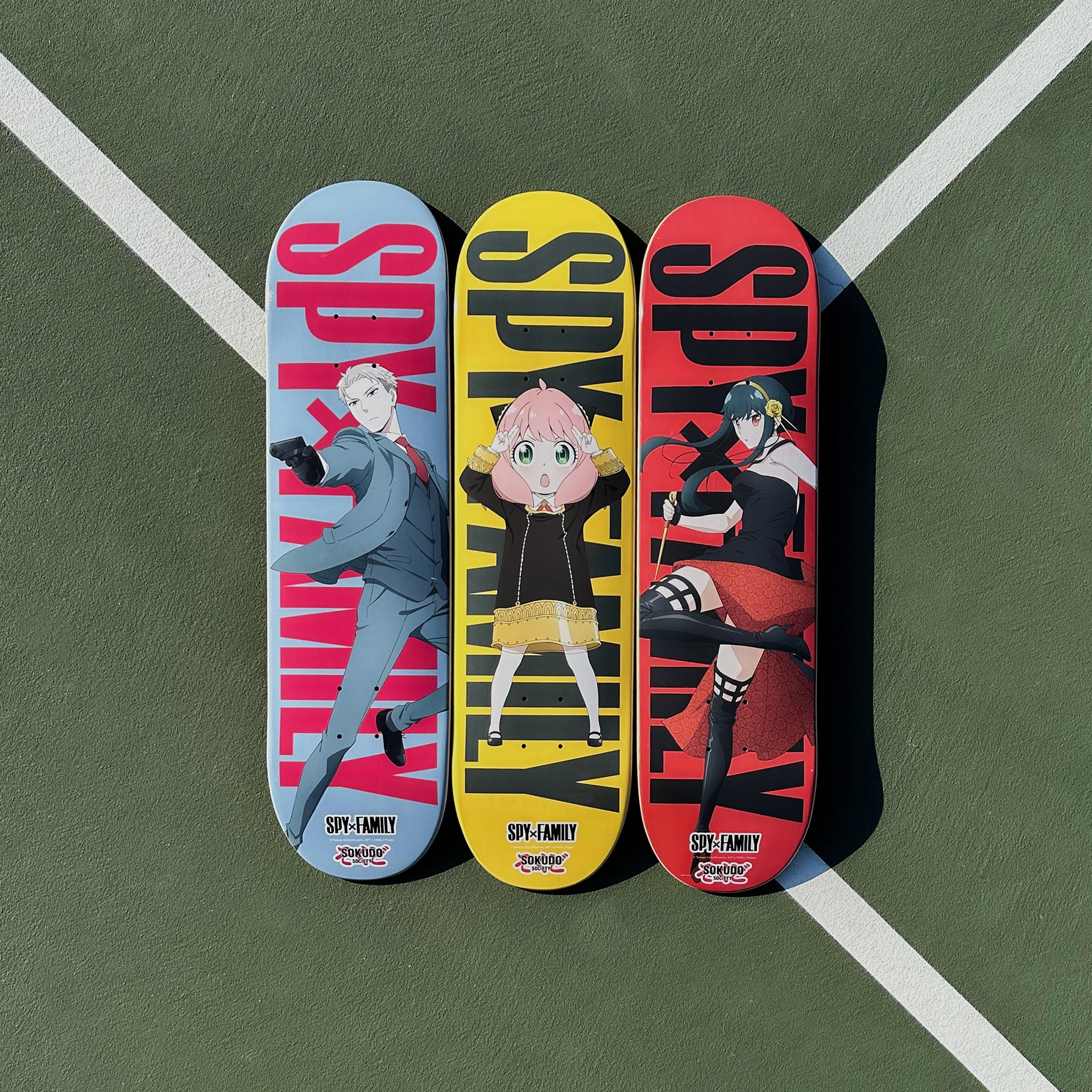 Sokudo Society Spy x Family Loid Skateboard Deck